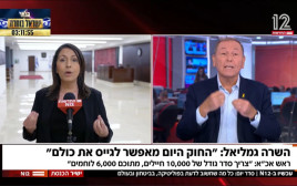 עודד בן עמי, גילה גמליאל (צילום: צילום מסך חדשות 12)