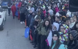 אתר הסקי רוקרסו באיטליה קרס  (צילום: רשתות חברתיות)