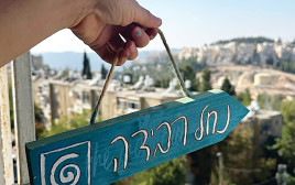 פתאום השלט הזה שקורא: "בואו לטיול בנחל רבידה!" (צילום: מאי צ'שלה)