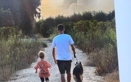 תמונת המקור וההשראה לקעקוע של דורון איצקוביץ, שבנו ליאם נרצח בידי אשתו (צילום: צילום מסך)