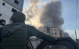 פעילות כוחות צה"ל בג'נין, חומת ברזל (צילום: דובר צהל)