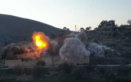 השמדת תשתיות טרור של חיזבאללה בדרום לבנון (צילום: דובר צה"ל)