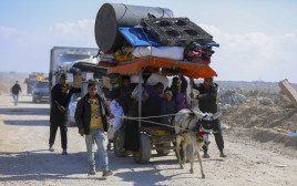 עזתים (צילום: MOIZ SALHI/Middle East Images/AFP via Getty Images)