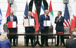 הסכמי אברהם ספטמבר 2020 (צילום: Alex Wong, GettyImages)