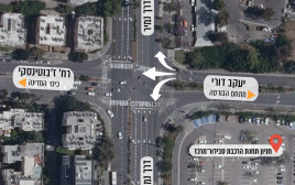 הציר שנפתח מהבורסה ברמת גן לתל אביב (צילום: עיריית רמת גן)