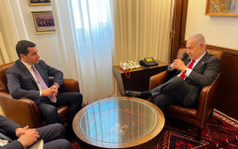 בנימין נתניהו, הכמת חג'ייב (צילום: רשתות חברתיות, שימוש לפי סעיף 27 א')