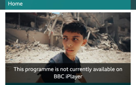 מחיקת הסרט של BBC (צילום: מסך)