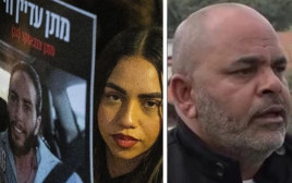 ירון צנגאוקר, אביו של מתן צנגאוקר, נטלי צנגאוקר (צילום: בן כהן,כאן 11)