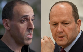 ניר ברקת, אלי שרעבי (צילום: אבשלום ששוני,צילום מסך קשת 12)