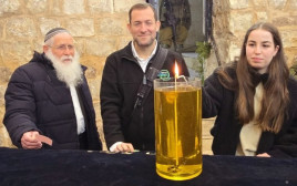 אגם ברגר בקבר יוסף  (צילום: מועצה אזורית שומרון)