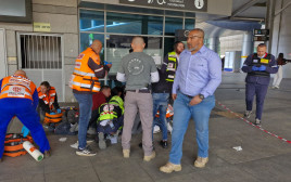 הפיגוע בחיפה (צילום: איחוד הצלה)