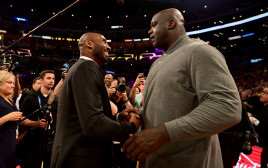 שאקיל אוניל עם קובי בראיינט (צילום: Harry How/Getty Images)