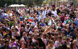 פורים בגן רבקה  (צילום: מייק אדרי)