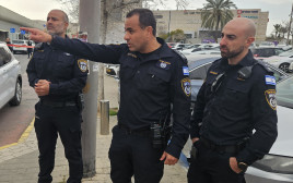 כוחות משטרה בבאר שבע (צילום: דוברות המשטרה)