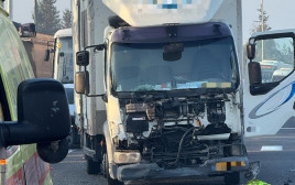 תאונה הקטלנית בכביש 4 (צילום: מד"א)