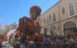 תהלוכת פורים בירושלים (צילום: אלטרנטיבה 1)