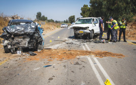 תאונת דרכים קטלנית (צילום: ארכיון פלאש 90)