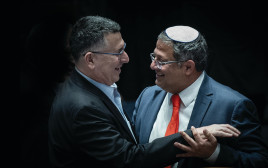 איתמר בן גביר, גדעון סער (צילום: יונתן זינדל פלאש 90)