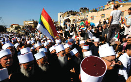 ביקור הדרוזים מסוריה בישראל (צילום: רויטרס)