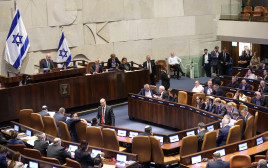 ישיבת הכנסת להצבעה על תקציב המדינה 2025 (צילום: נועם מושקוביץ דוברות הכנסת)