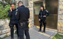 המשטרה בזירת האירוע בירושלים (צילום: דוברות המשטרה)