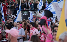 מחאה נגד הממשלה (צילום: אבשלום ששוני)