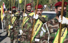 גדודי חיזבאללה בעיראק  (צילום: AHMAD AL-RUBAYE/AFP via Getty Images)