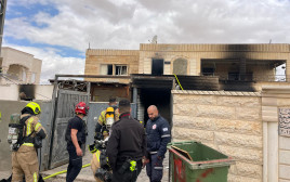 הזירה בערערה בנגב  (צילום: פלד ארבלי)