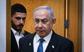 בנימין נתניהו בבית המשפט (צילום: ראובן קסטרו, פלאש 90)