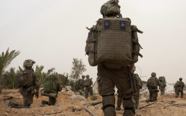 פעילות כוחות חטיבת גולני במרחב רפיח (צילום: דובר צה"ל)