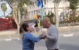 התקיפה בפתח תקווה (צילום: צילום מסך רשתות חברתיות לפי חוק 27א לזכויות יוצרים)