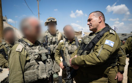 הרמטכ״ל אייל זמיר בהערכת מצב וסיור שטח בשג׳עייה (צילום: דובר צה"ל)