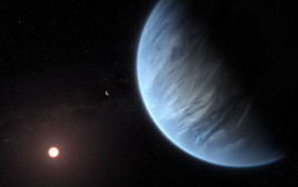 הכוכב K2-18b, ייתכן שיש עליו חיים (צילום: NASA)