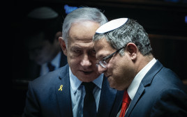 איתמר בן גביר, בנימין נתניהו (צילום: יונתן זינדל פלאש 90)