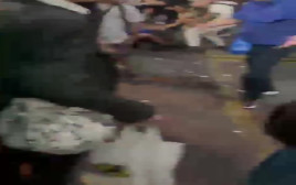 המון זועם בתחנה המרכזית בירושלים (צילום: ארגון נהגי האוטובוסים בישראל)