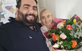 מור ג'נאשווילי ואימו (צילום: באדיבות המשפחה)