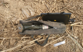 מטען שנמצא בנתיבות, ככל הנראה מ-7 באוקטובר (צילום: דוברות המשטרה)