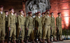 טקס יום השואה ביד ושם  (צילום: חיים גולדברג פלאש 90)