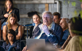 שורד השבי חיים אלטבך מספר את סיפורו  (צילום: דור פזואלו, פלאש 90)