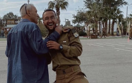  אורי יצחק אילוז ואביו שי (צילום: באדיבות המשפחה)
