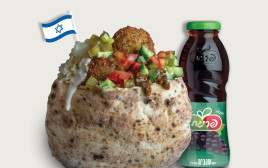 פלאפל בריבוע - מתנה לחיילים ליום העצמאות (צילום:  אסף קרלה)