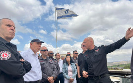 מבקר המדינה מתניהו אנגלמן בסיור בצפון, 2024 (צילום: שימוש חופשי)