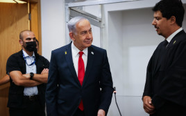 בנימין נתניהו בבית המשפט  (צילום: מרים אלסטר פלאש 90)