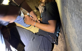 אחד העצורים (צילום: דוברות המשטרה)