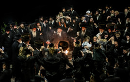 ההילולה במירון (צילום: דודו כהן, פלאש 90)
