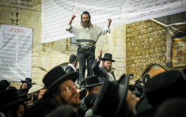 ההילולה במירון, ל"ג בעומר תשפ"ה (צילום: דוד כהן, פלאש 90)