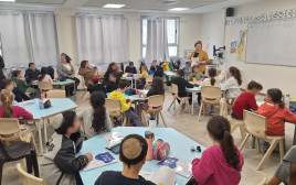 כיתת לימוד בבית הספר "ממ"ד ארנונה" בירושלים (צילום: באדיבות עיריית ירושלים)
