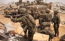 פעילות כוחות צה"ל ברצועת עזה. מבצע "מרכבות גדעון" (צילום: דובר צה"ל)