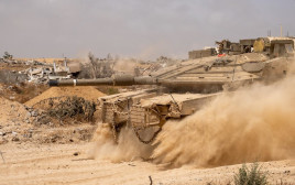 טנק של צה"ל ברצועת עזה (צילום: דובר צה"ל)