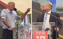 יאיר גולן, איתמר בן גביר בכנס שדרות לחברה (צילום: פלד ארבלי)